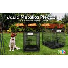 Fancy Pets 24 Inch (61 Cm) Foldable Metal Dog Cage With Side Door And Removable Tray - S - View 6