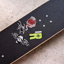 Maple 7-Layer Spider Complete Skateboard - Black - View 3