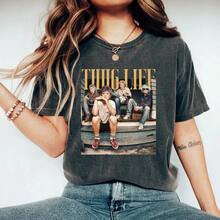 Vintage Golden Girls Life T-Shirt, Golden Girls Fan T-Shirt, Gift For Golden Girls Lovers, 80s Sitcom, Fashion Gift For Women, Casual Cotton T-Shirt For Everyday Wear - 黑色 - 查看 7