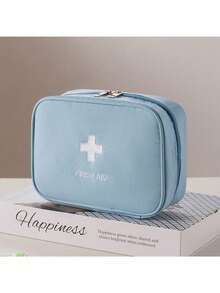 1/4pcs New Medical Storage Bag, Portable Travel First Aid Kit, Outdoor Emergency Medical Pouch, Epidemic Prevention Medicine Storage Bag - Multicolor - View 5
