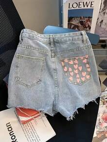 Women Shorts - Blue - View 3