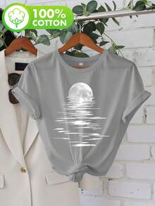 Camiseta de mujer para primavera y verano - Blanco - Ver 7