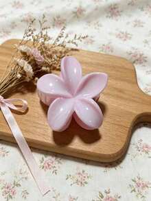 1 pieza Pinza para el cabello con flor de margarita en degradado de rosa ónix estilo bohemio, accesorio para el cabello inspirado en la naturaleza para vacaciones en la playa - Multicolor - Ver 8