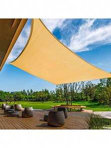 1pc Beige Shade Net, Garden Shade Cloth Beige Shade Net Plant Shade Cover Shade Bench Shade Sail Shade Gazebo Outdoor Swimming Pool Shade Canopy, Available In Multiple Sizes, Made Of UV-Resistant High-Density Polyethylene Material, Suitable For Outdoor, Garden, Balcony, Plants, Camping, Car, Shade Canopy, Etc. - Multiple Styles - View 9