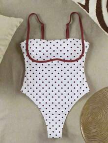 Nuevo mono azul marino sin tirantes, sólido, casual, sexy y elegante para mujer de, adecuado para la playa, vacaciones, fiestas y citas - Multicolor 4 - Ver 5