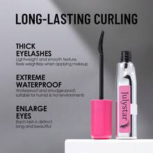 Julystar 12ml Large-Capacity Silver-Tube Mascara: Intense Black, Curling, Long-Lasting,Smudge-Proof - Black - View 7