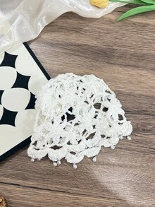 OBOVAY 1 chiếc mũ len dệt kim đính sequin nhẹ, thủ công, dành cho nữ, mùa xuân/hè, kiểu dáng thời trang khoét lỗ, phù hợp cho mặc hàng ngày, phong cách đường phố và du lịch boho. - Nhiều màu - Xem 15