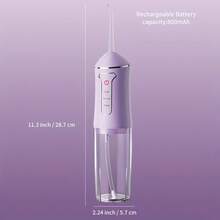 USB Rechargeable Portable Water Flosser, Oral Irrigator For Teeth And Gum Care, Compact For Travel & Home Use, Wide Compatibility Easy To Use - Multicolor - View 7