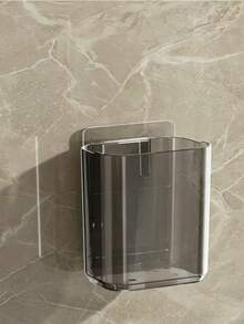 2pcs/1pc Bathroom Shelf, Minimalist Design Wall-Mounted Toothbrush Holder, Self-Adhesive Electric Toothbrush Storage Box, Waterproof Toothbrush Rack, Cosmetic Organizer, Space-Saving Wall Mount, Suitable For Bathroom, Vanity, Sink, Toilet, Countertop, No Drilling Required, Toothpaste & Toothbrush Cup Drainage, Household Items, Travel Essential, Daily Use, Bathroom Accessories, Unique Gift, Creative Home Bathroom Decor - Multicolor - View 12