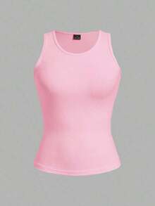 2 piezas de camiseta de tirantes de mujer de ajuste ceñido con estampado minimalista de letras de California en negro y blanco - 95% algodón, para primavera y verano, uso en todas las estaciones, vuelta al colegio, ropa de casa y deporte, estilo re - Multicolor 2 - Ver 6