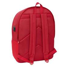 | Large Rolling Backpacks Sevilla FC Compact Evolution Removable Washable And Water Resistant, 6" With USB Double Padded Compartment, Hidden Anti-Theft Zipper, Organizer, Red, 6? - Option 29 - View 3