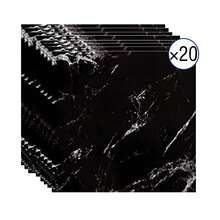 40 PCS Self-Adhesive Floor Tiles, Marble Pattern Foam PVC Floor Stickers With Aluminum Foil Backing, Peel And Stick Waterproof Non-Slip Vinyl Flooring For Kitchen, Bathroom, Living Room And Furniture Renovation - Floor Stickers - View 18
