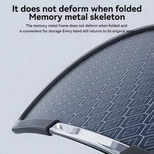2026 New Portable Heat-Resistant Sun Shade, Titanium Silver Sun Visor Designed Specifically For Automotive Windshield, Size 31.5*55.91 Inches, Fits Most Vehicles. Foldable Design For Easy Storage, 4-Layer Rhombus Physical Protection Structure Provides Effective Heat Insulation And Shading, Quickly Creates A Refreshing Driving Environment, Easy To Install High-Utility Car Interior Accessory - A - View 8