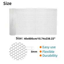 Outdoor Protective Net, PC Plastic Mesh Fence, Multi-Purpose Garden Fencing (Suitable For Pets And Poultry), Small Animal Protection Net (Suitable For Rabbits, Chickens, Dogs), Anti-Snake Outdoor Protective Net (White) - Multicolor - View 10