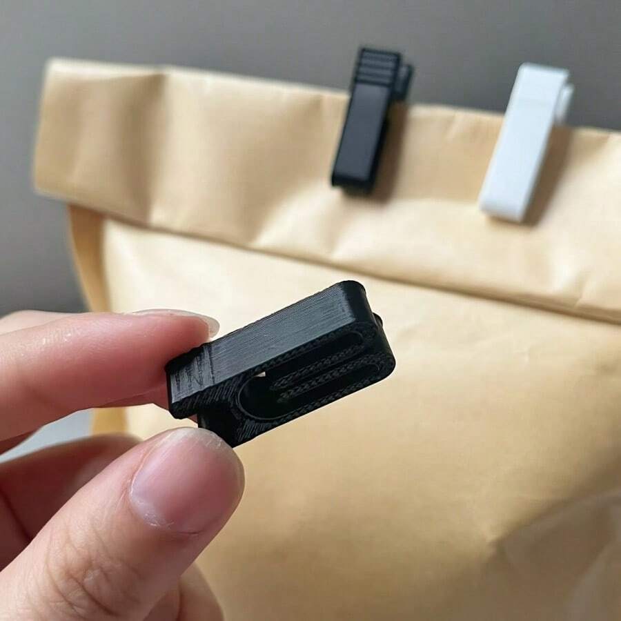 10个装零食袋封口夹 - 轻巧耐用的食品袋封口工具。厨房小工具。