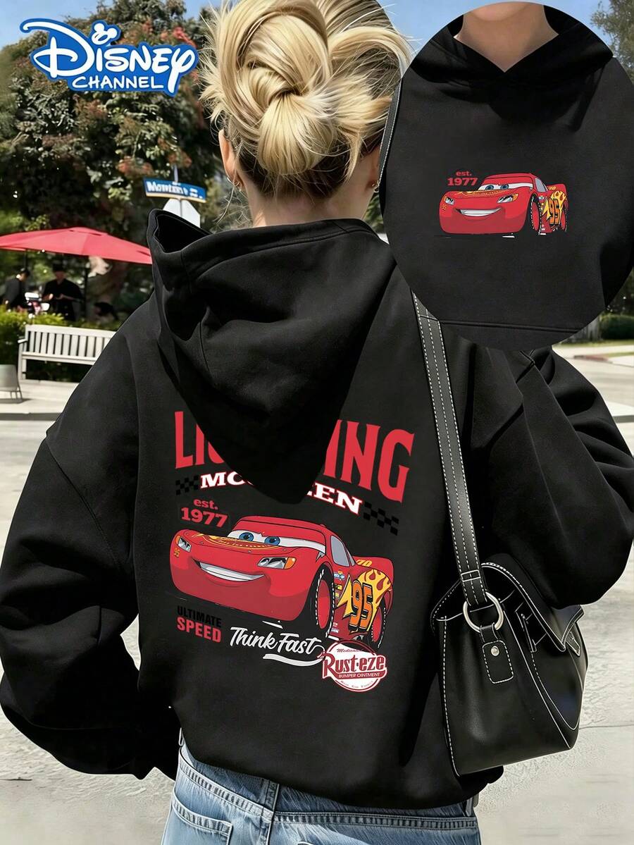 Disney Women's Sweatshirt, Hooded Sweatshirt Disney Cars, Lightning McQueen, Rust-Eze -- Disneys Disneyland Paris The Magic Kingdom Disneyesque The House Of Mouse Mickey Mouse Empire Modest Summer Outfits Take That T Shirt Summer Coord Tops For Women Summer Summer Clothes Women Summer Clothes Summer Tops Summer Tops Women Summer Co Ord Summer Top Summer Outfits White Top Black Top Holiday Outfits For Women Tops For Women Summer Holiday Gifts Valentine's Day Gifts Earth Day Gifts Oktoberfest Gifts Summer Bank Holiday Gifts - màu đen - Xem 1