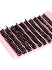 200 cặp mi giả D-Curl dày, độ dày 0.07mm, chiều dài 8-16mm, mi nối tự nhiên hỗn hợp, mi dày và dài, mi từng sợi uốn cong, mi mỏng và dài, mi dài hiệu ứng hoạt hình, phù hợp cho người mới bắt đầu sử dụng tại nhà. 200 cặp mi giả siêu dày. - D - Xem 3