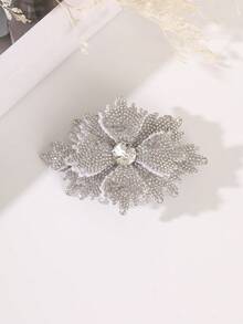 1 chiếc kẹp tóc hình hoa pha lê chắc chắn, phụ kiện tóc cao cấp sang trọng kiểu Hepburn, thích hợp cho tiệc tối/đám cưới/liên hoan. - Nhiều màu - Xem 8