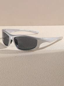2pcs Fashion Wrap-Around Street Style Fashion Glasses For Women, Suitable For Casual Street Outfits - Multicolor - View 10