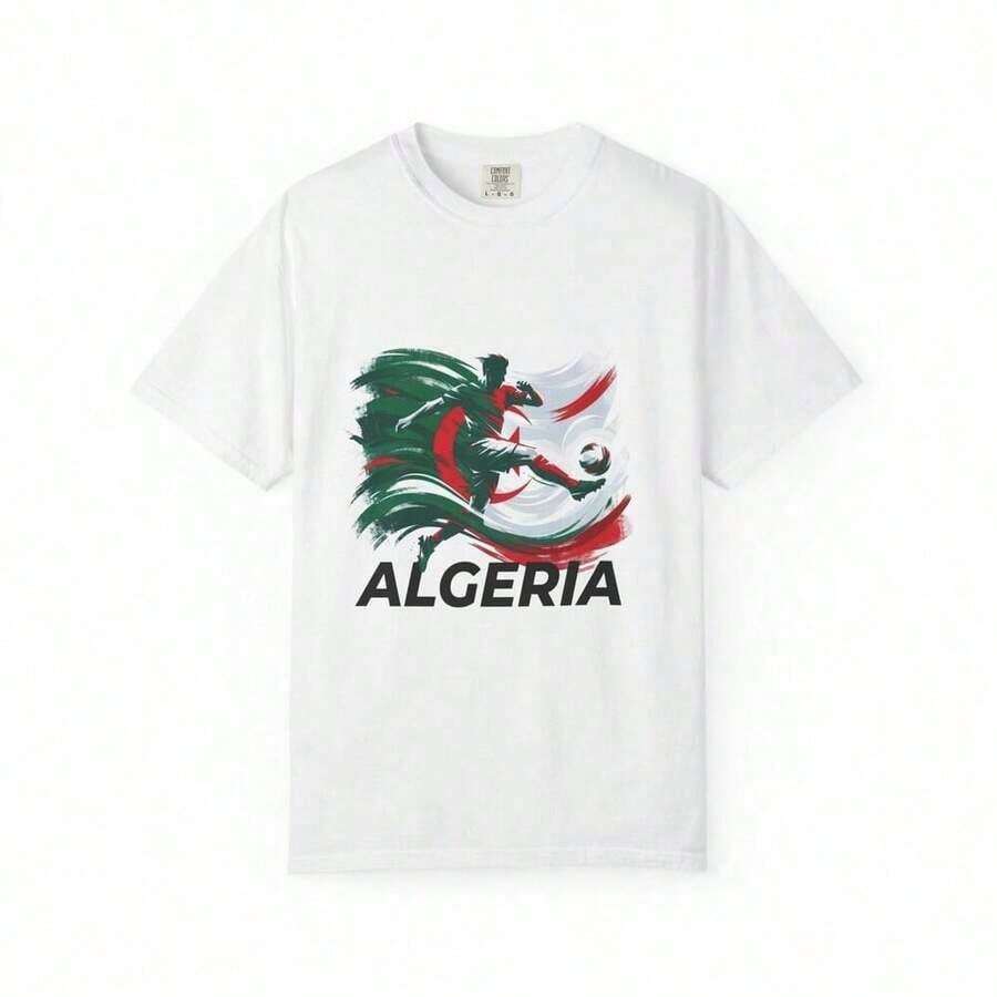 England Football Shirt ComfortColors_ Patriotic T-Shirt For World Football Fans_ Gift For Football Lovers _ Women's T-Shirts - 白色 5 - 查看 1