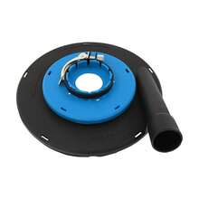 WUPYI Round Angle Grinder Dust Shield Black Blue Universal Vacuum Suction Design Prevent Dust Splash Debris Isolation Extend Machine Life Smooth  Edge 9 Inch Hand Angle Grinder Dust Cover - Full Coverage - View 4
