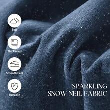 Curved Beanbag With A High Back Offering Full Body Support For Immersive Relaxation In Modern Living Spaces - 藍色 - 查看 4