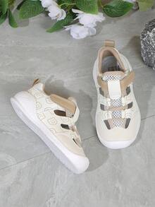1 Pair Unisex Kids' Cartoon Hook And Loop Low-Top Sports Sandals, Versatile Summer New Arrival Baby Shoes - Beige - View 6