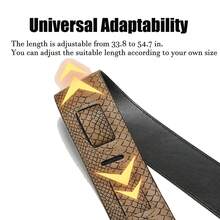 2.5 Inch Vintage Retro Guitar Strap, Embroidered, Soft, Adjustable, Universal Accessory For Classical And Electric Guitars - Red - View 7