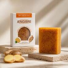 Jabón en Barra de Jengibre y Limón Natural 100g – Limpieza Profunda para Cara y Cuerpo - Lemon - Ver 2