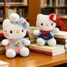 SANRIO 1件兒童毛絨娃娃生日禮物背包吊飾手持禮物情人節禮物 - 彩色 - 查看 3