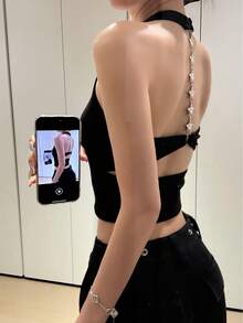 Women Tops - Blue - View 3