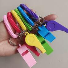 5pcs Rainbow Color Very Loud Outdoor Whistle Ultra High Volume Outdoor Rescue Survival Whistle Adventure Hiking Referee Whistle,Ideal For Sports Enthusiasts And Event Officials, Perfect For Competitions, Training ﻿ - multicolor - View 2