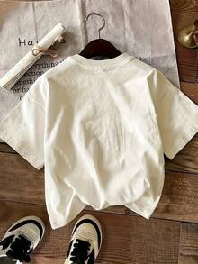 Camiseta de mujer para primavera y verano - Blanco - Ver 2