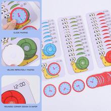 Snail Clock Time Recognition Cards, Preschool Kindergarten Time Teaching Clock Educational Toys, Cultivate Time Awareness, Grasp Time And Develop Good Habits Of Daily Time Learning - Multicolor - View 9