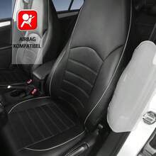 Bộ 9 chi tiết bọc ghế trước bằng da PU cao cấp, kiểu dáng xô, phù hợp với hầu hết các dòng xe sedan, xe tải và SUV, dùng được cho mọi mùa. - đường kẻ - Xem 9