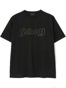 Unisex Pure Cotton T-Shirt With Casual Print. Unique Schott N.Y.C. Style Y2k T-Shirt With A Modern And Minimalist Design In Black, Ideal For Highlighting Your Urban And Contemporary Style. Perfect For Any Occasion And An Essential Addition To Your  Wardrobe. Comfortable And Versatile For School, Work, Outings, And Casual Events. - 黑色 - 查看 6