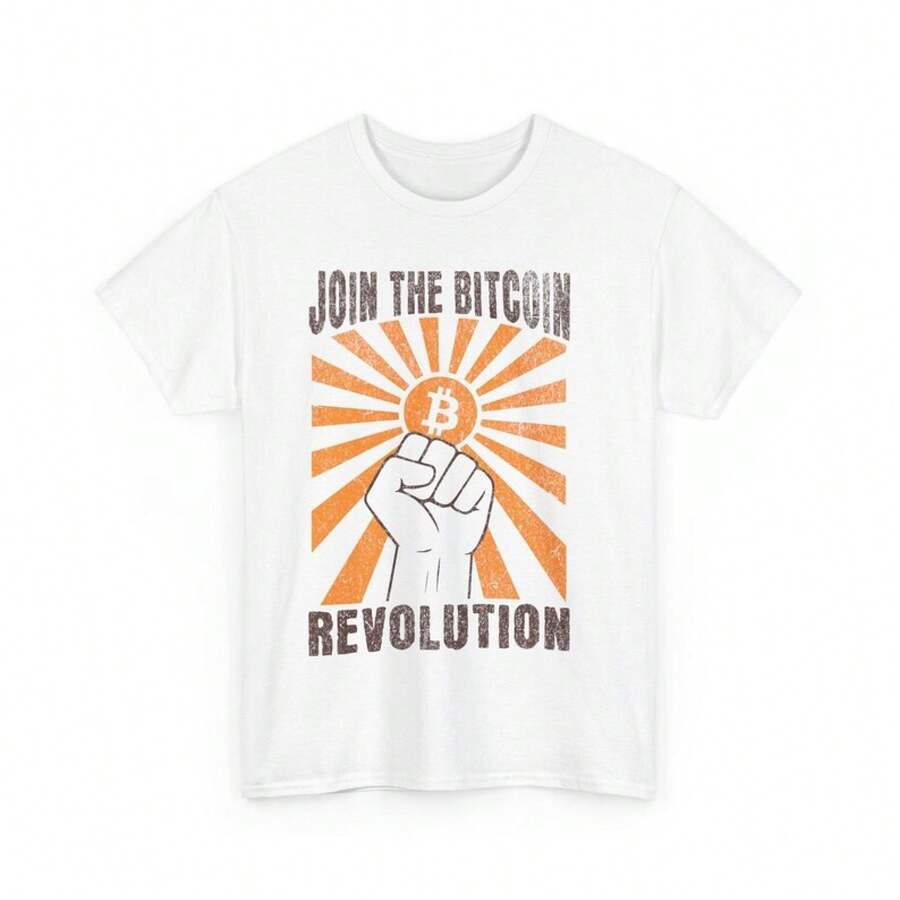 Revolución del Bitcoin - Blanco - Ver 1