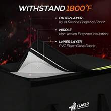 Fireproof Bag - ถุงเก็บของขนาด 24 x 12 x 12 นิ้ว - ดู 5