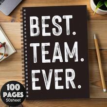 A Humorous Spiral Notebook, Ideal Boss's Day Gift, Suitable For Travel Journaling, Work Planning, And As A Thoughtful Gift For Employees And Company Teams. It's A Perfect Notebook For Meetings And A Considerate Present For Colleagues And Superiors - G - View 2