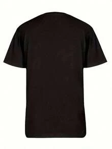 Heated Rivalry Shane Hollander Graphic Tee - Women's Casual Crew Neck Short Sleeve Top, Soft Polyester Blend, Loose Fit, A Fashion Essential. | Exquisite Design | Loose And Comfortable | Easy To Match | - 黑色 - 查看 4