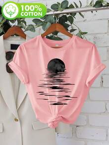 Camiseta de mujer para primavera y verano - Blanco - Ver 6