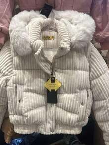 PUFF JACKET - WARM AND LINED WINTER JACKET - COAT - WOMEN'S COLD WEATHER BLOUSE FOR PARTIES - 離開 - 查看 1