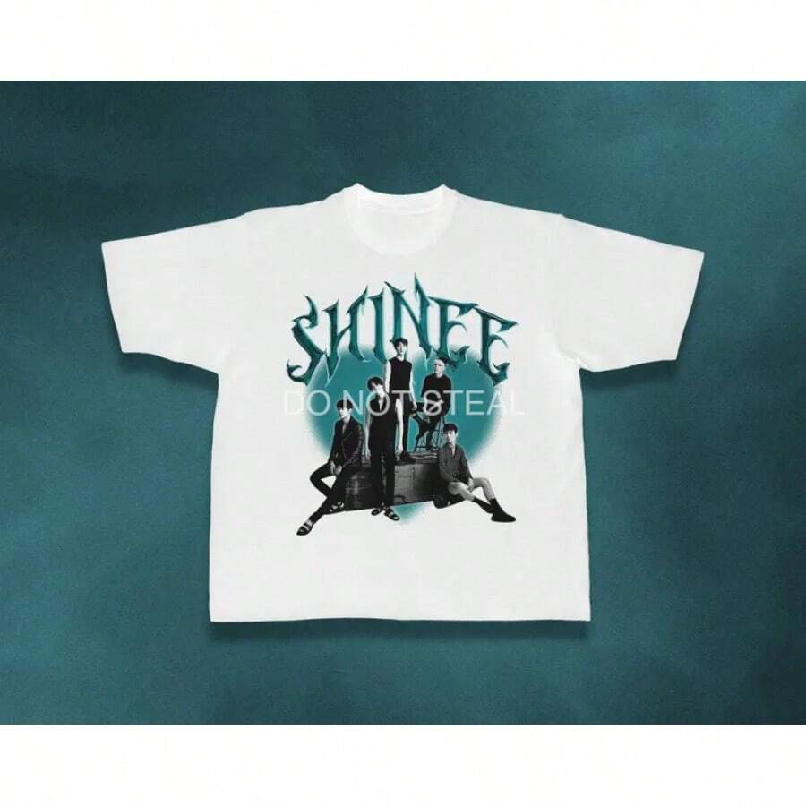SHINEE T-Shirt, Concert Tour Merchandise - White - View 1