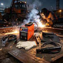 Soldadora Inversora Mini MMA-250, 110V, Estándar Estadunidense, Portátil para Uso Doméstico, Juego Completo - Tipo de Enchufe A USA (110-127V) - Ver 1