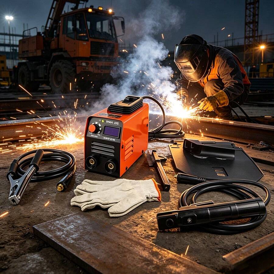 Soldadora Inversora Mini MMA-250, 110V, Estándar Estadunidense, Portátil para Uso Doméstico, Juego Completo - Tipo de Enchufe A USA (110-127V) - Ver 1