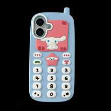 SANRIO Ốp lưng silicon 3D hình mèo dễ thương, Kuromi, My Melody cho điện thoại cỡ lớn, tương thích với iPhone 16 Pro Max, 16/15, 13 Pro, 14 Pro, chống sốc, bảo vệ toàn diện, mềm mại. - Nhiều màu - Xem 2