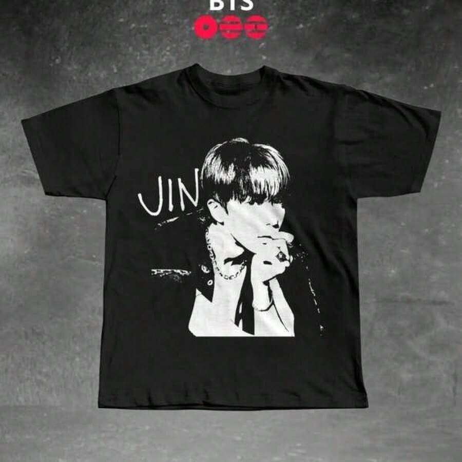Camiseta Limitada, Camiseta ARIRANG, Cumpleaños de Bangtan, Merch, Camiseta Estilo Bootleg Vintage de los 90, Jimin, Namjoon, Taehyung, Yoongi, Jin, Ropa de Verano Jhope Maija, Camiseta de Manga Corta con Cuello Redondo 100% Casual, Copa Mundial 2026, Ropa de Mujer - Negro - Ver 1