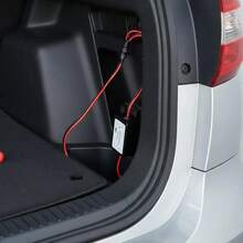 Filtro de Alimentación de 24V CC Anti-interferencias, Rectificador de Energía Estable con Conector de Relé para Cámara de Visión Trasera de Automóvil - rojo - Ver 4