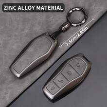 Funda de llave de aleación compatible con BYD Song Plus, Atto 3 EV, Tang DM, Qin, Seal, Dolphin, colgante de llavero de llave remota, accesorio para automóvil - pulsera - Ver 2