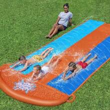Bestway H20GO - Tobogán acuático Inflable para niños, Juguete de Verano para jardín al Aire última intervensión con aspersores Integrados y Piscina para Dormir - Color - Ver 2